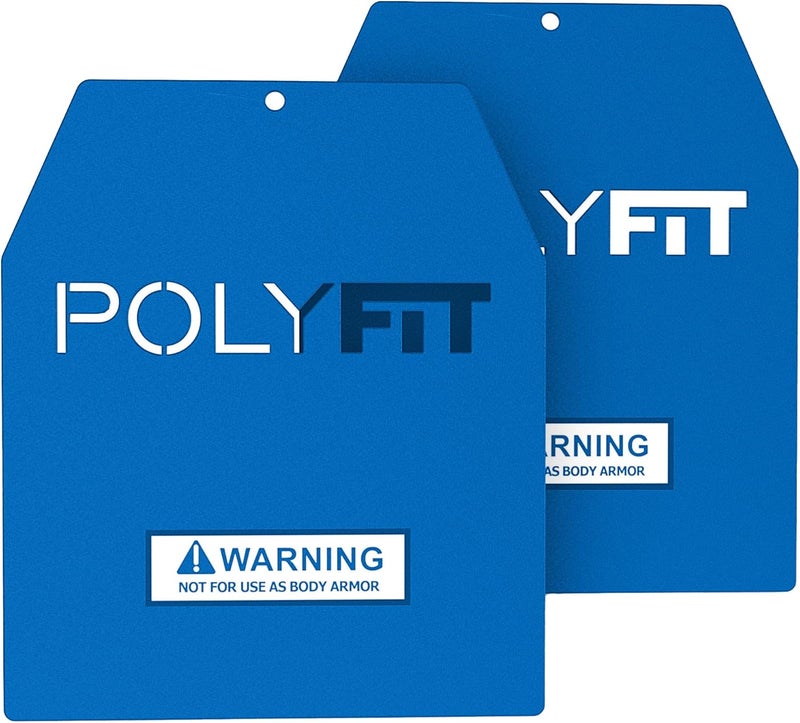Polyfit Weight Vest Plates - Weighted Plates for Strength Training Weight Vests - 4lb, 6lb, 9lb, 14lb, 19lb Pairs - Image 1